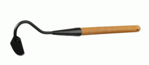 Мотыжка радиусная "PROLine", с тулейкой, с деревянной ручкой, Grinda 421520, 65х115х580мм