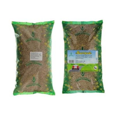 Семена Газонная травосмесь "Быстрый газон", 1 кг Евро-семена 1300953