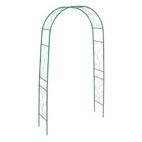 Арка садовая, разборная, 240 х 120 х 36.5 см, металл, зелёная, «Веточка» 4191888
