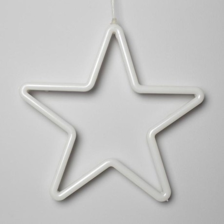 Светодиодная фигура «Звезда» 28 см, пластик, 220 В, свечение мульти