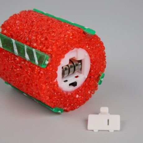 Светодиодная фигура «Подарок красный» 7.5 см, пластик, батарейки AG13х3, свечение мульти (RGB)