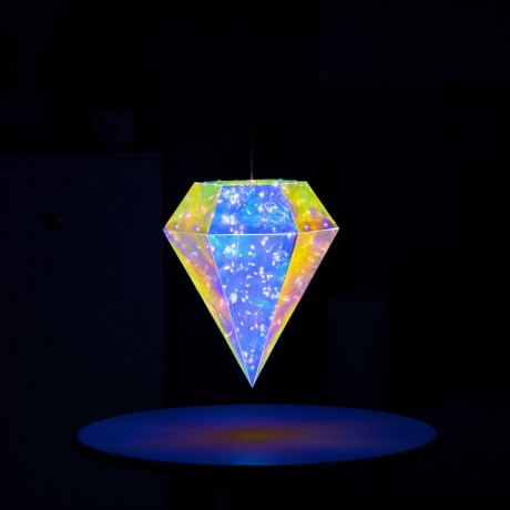 Светодиодная фигура «Бриллиант» 25 × 30 × 25 см, пластик, 220 В, свечение белое